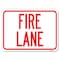 Signmission Fire Lane Supplementary Heavy-Gauge Aluminum Rust Proof Parking Sign, 18" x 24", A-1824-23991 A-1824-23991 - alternate 1